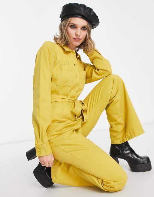 Mustard boiler hot sale suit