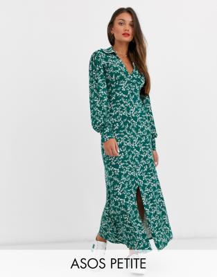 petite long shirt dress