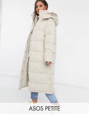 womens beige puffer coat