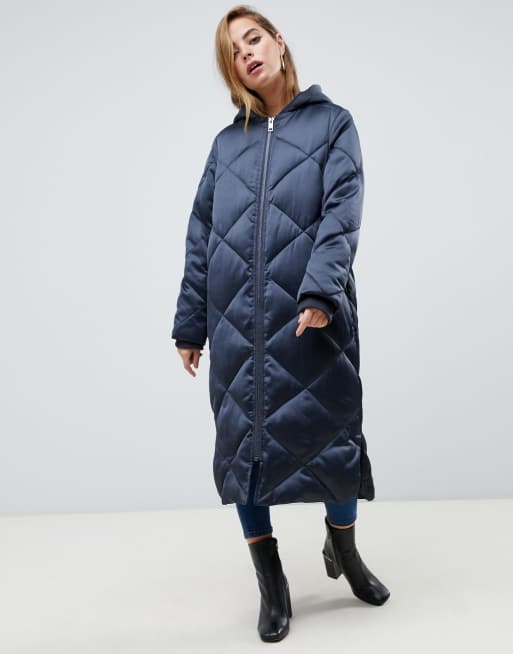 Asos design clearance longline puffer jacket