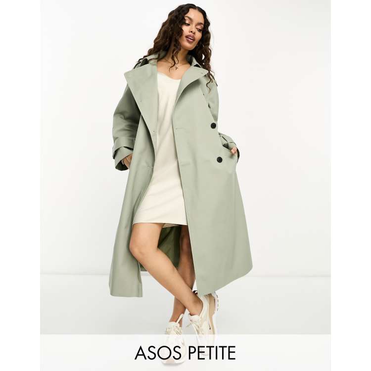 Light khaki shop trench coat