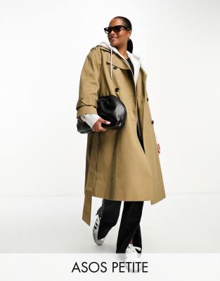 Olive green store women's trench coat