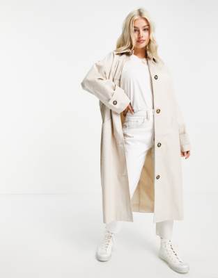 petite stone trench coat