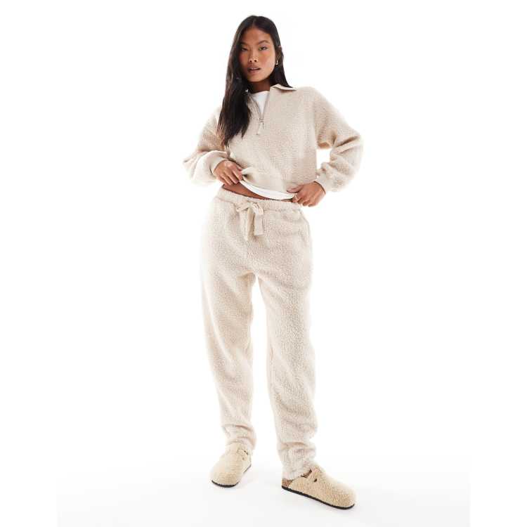 Asos fleece pyjamas clearance