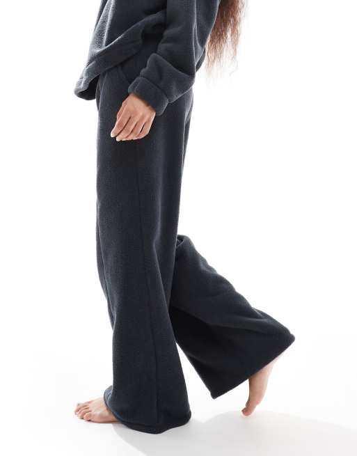Petite wide leg lounge pants hotsell