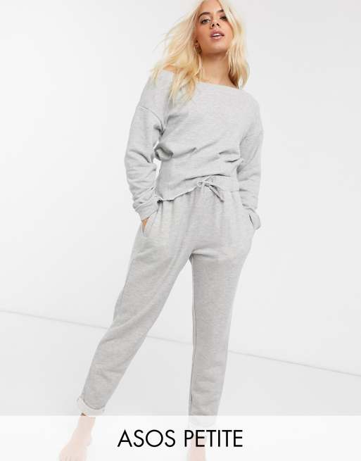 asos petite jogger set