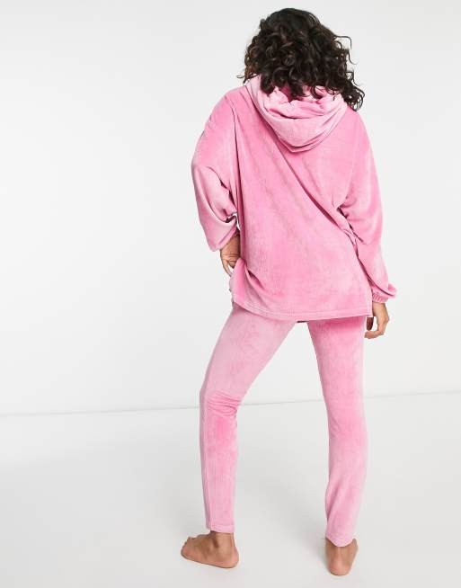 Petite womens velour discount tracksuit