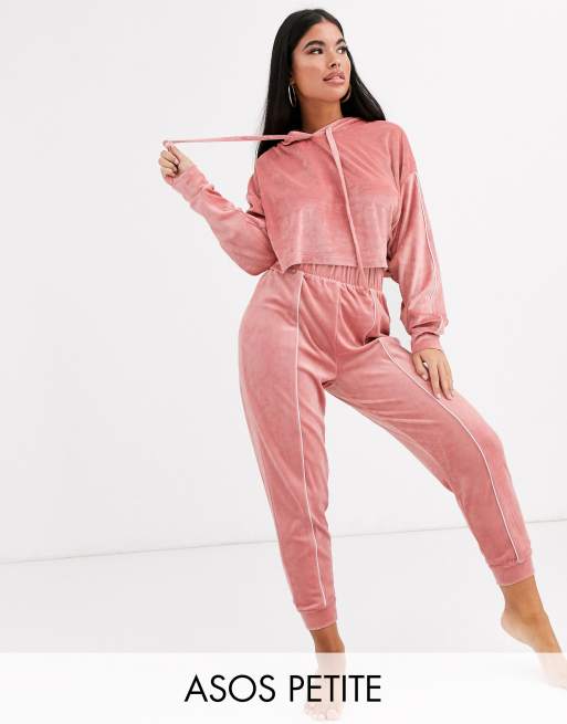 Petite on sale velour joggers