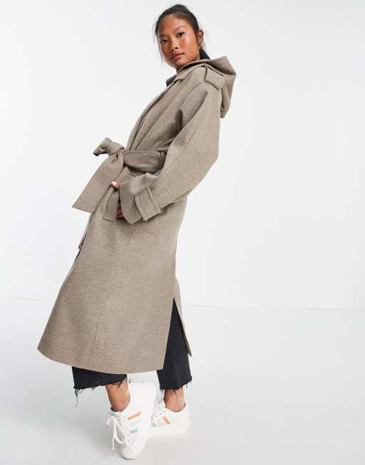 ASOS - Manteau cintré avec boutons dorés