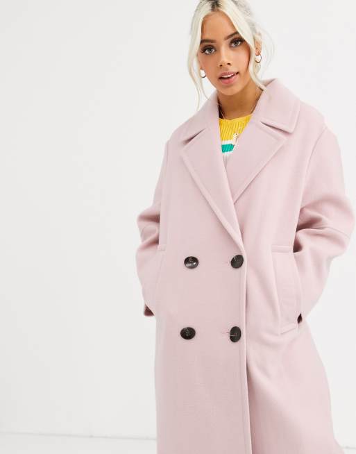 Manteau discount rose asos