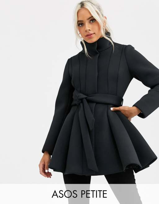 asos manteau noir