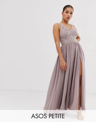 ASOS DESIGN Petite maxi dress with 