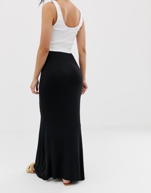 ASOS DESIGN - Petite - Maxi-rok met knopen en split, 2 van 4