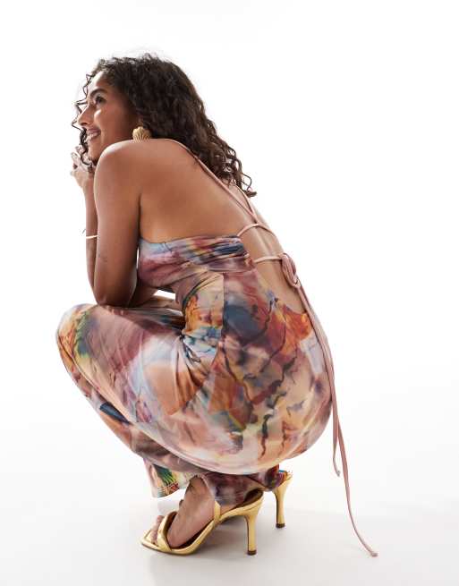 reggae mesh dress Mesh Maxi Dress