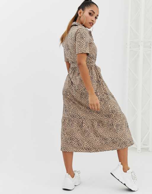 Petite midi cheap shirt dress