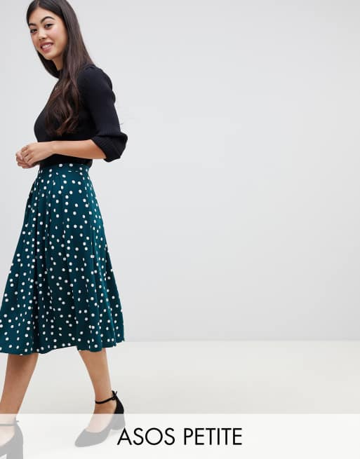 Asos midi skirt with box outlet pleats