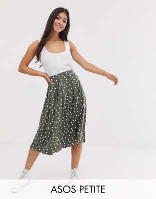 asos petite midi skirt