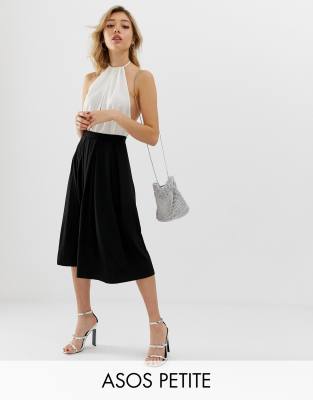 asos petite midi skirt