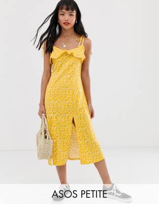 ASOS DESIGN Petite midi sundress with 