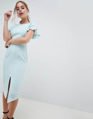 asos midi wiggle dress