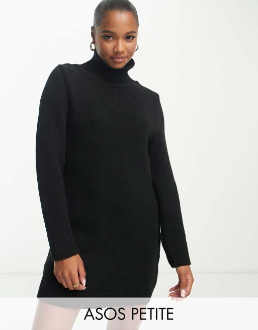 Asos black cheap turtleneck dress