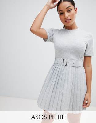 asos pleated skirt dress