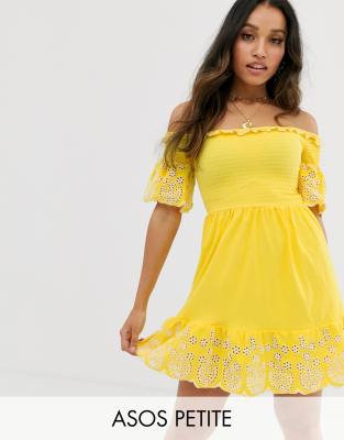 bright yellow sundress