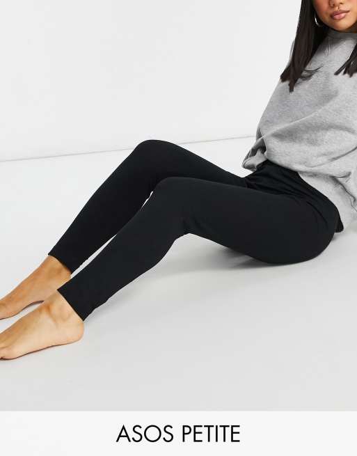 ASOS DESIGN Petite - Mix en match - Jersey pyjamalegging in zwart