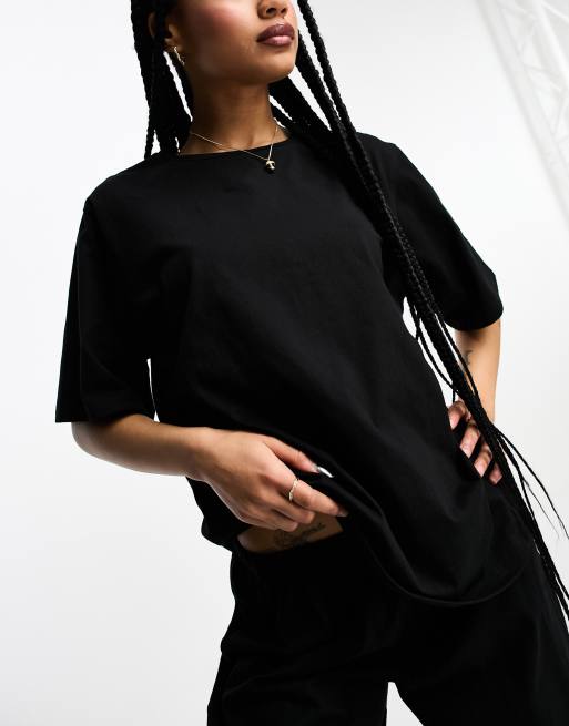 ASOS DESIGN Petite - Mix & Match - Katoenen pyjamabroek in zwart, 3 van 4