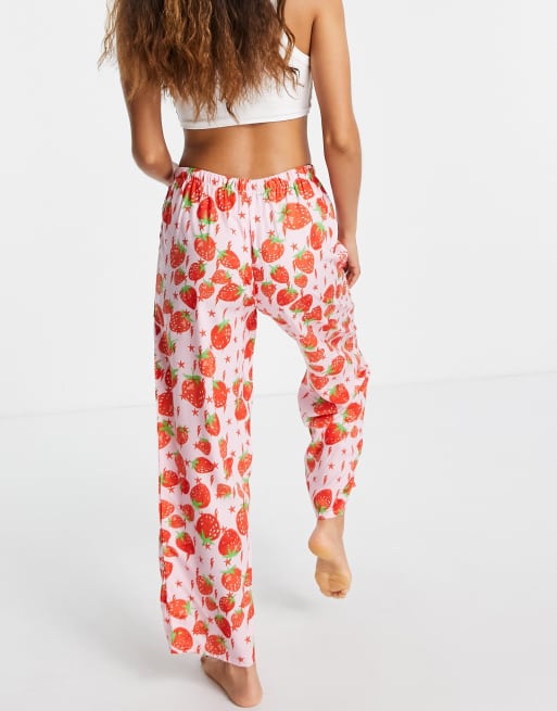 Strawberry pajama online pants