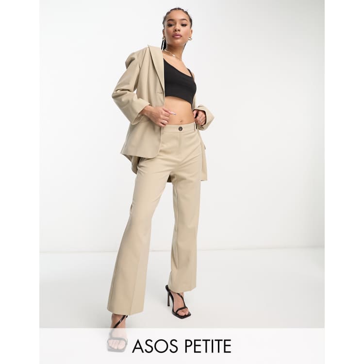 ASOS DESIGN Petite Mix & Match slim straight suit trouser in