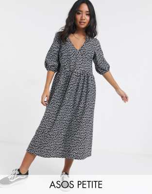 asos petite wrap dress