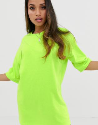 neon jersey dress