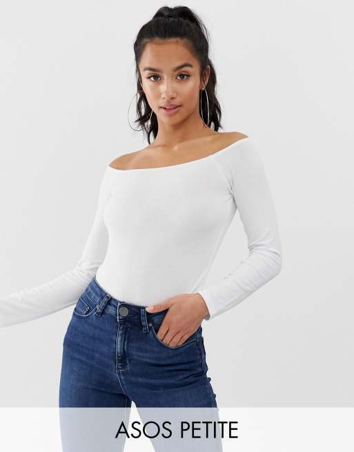 Asos white off the shoulder clearance top