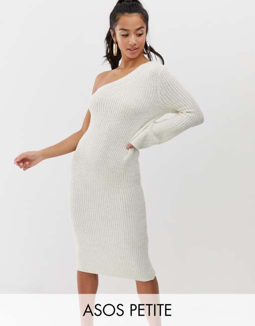 Knitted one shoulder dress new arrivals