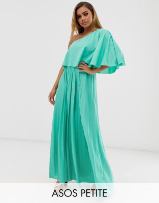 pleated crop top maxi dress
