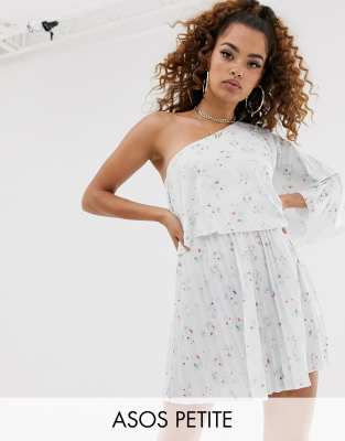 petite one shoulder dress