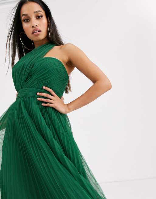 Asos green tulle clearance dress