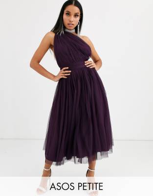 asos plum dress