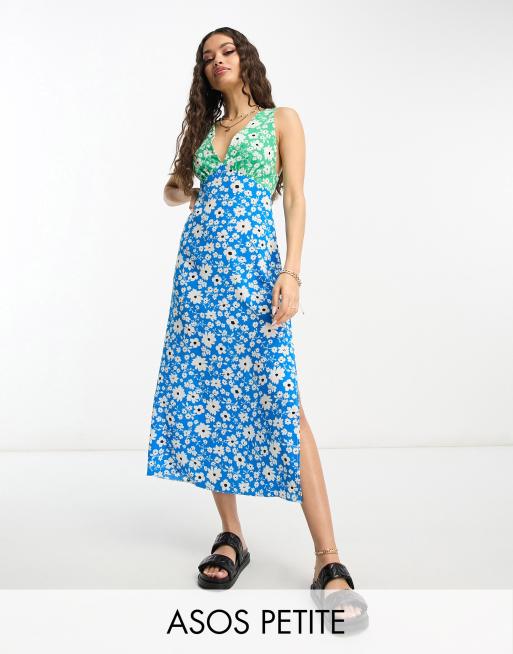 Asos mixed print clearance dress