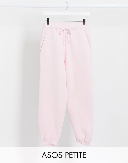 ASOS DESIGN Petite – Oversize-Jogginghose in Weiß