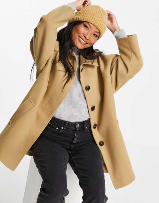 Asos petite best sale camel coat