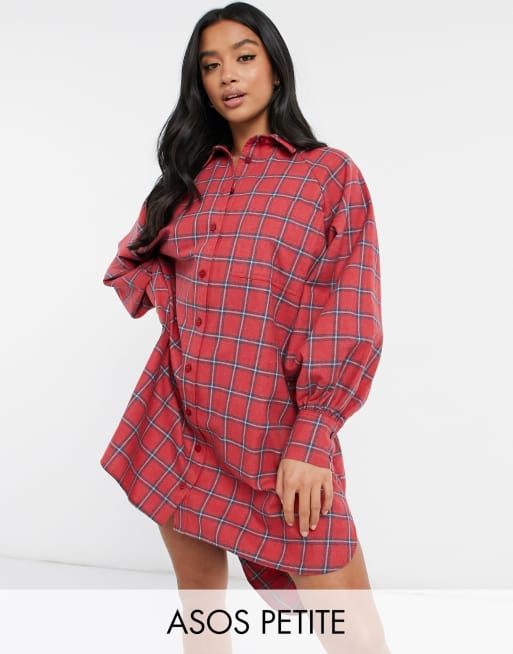 Asos petite hotsell shirt dress