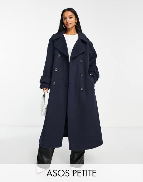 Long navy clearance blue coat womens