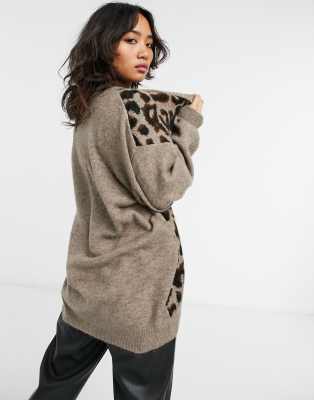 petite oversized cardigan
