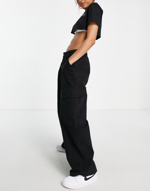 ASOS DESIGN Petite basic sweatpants in black - BLACK