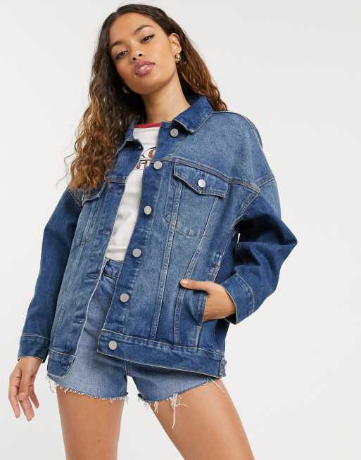 Asos denim hotsell jacket womens