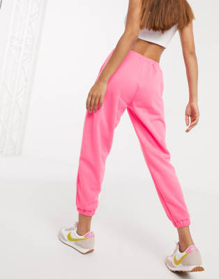 asos pink joggers