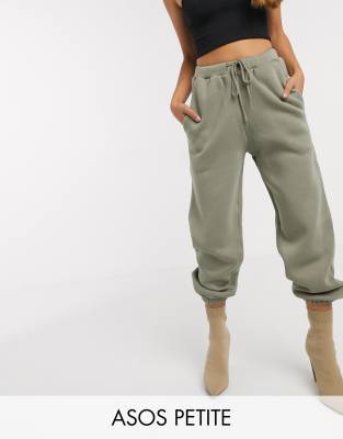 high waisted petite joggers