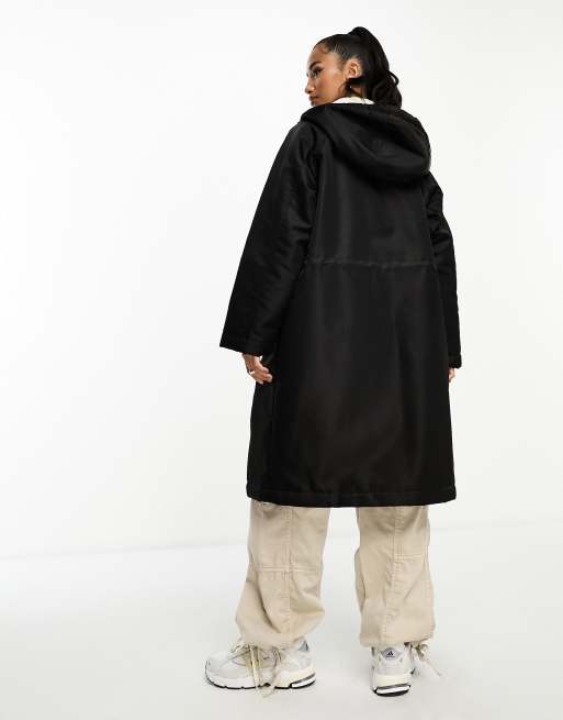 Petite 2025 long raincoat